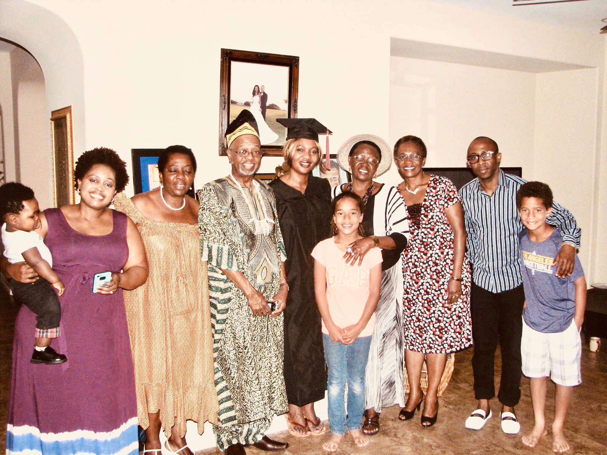 Dr. Fobi with Family